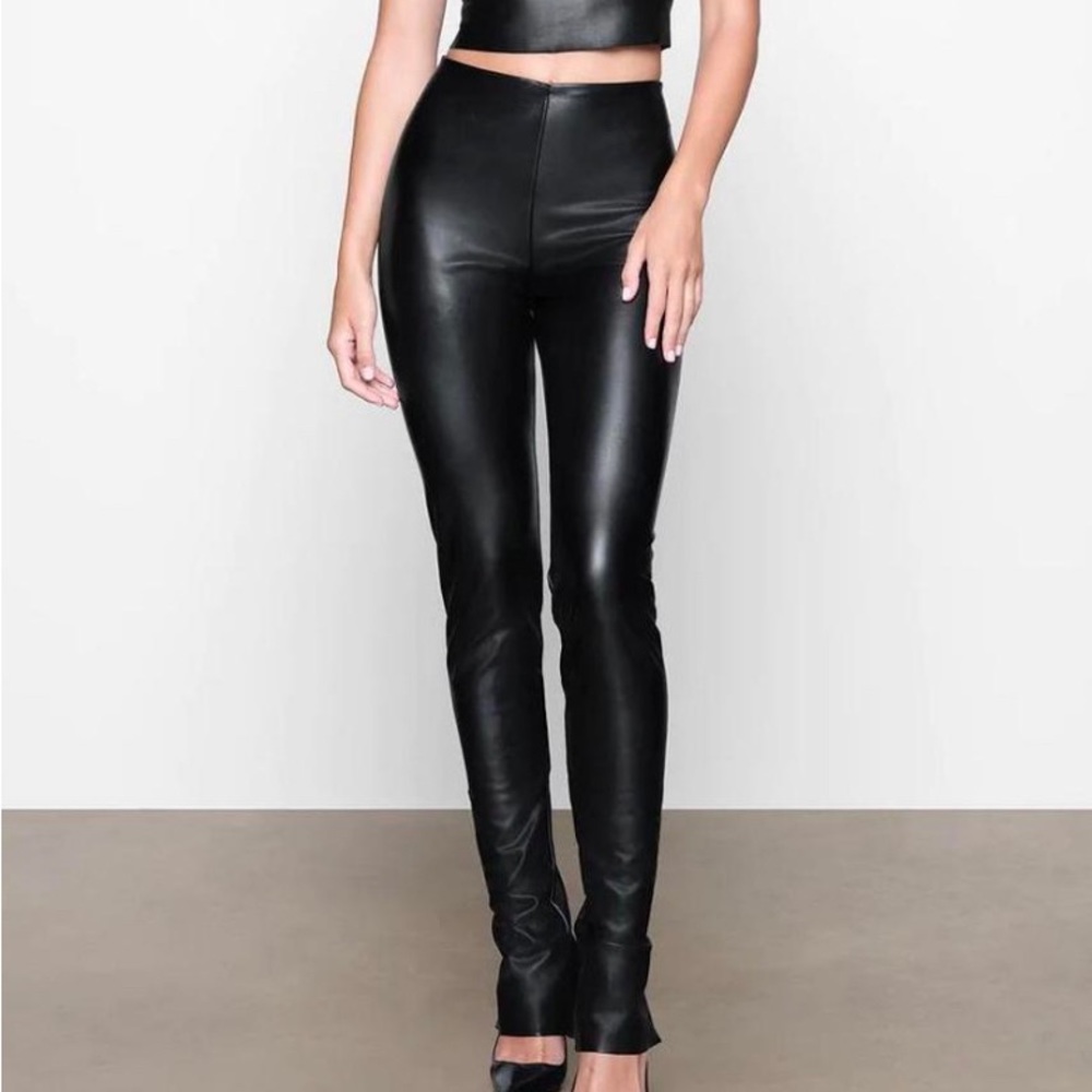 SKIMS Faux Leather Pants